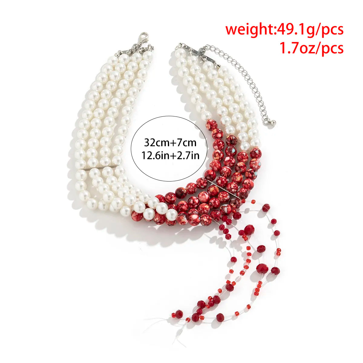 EFLAVOUR™ Cherry Red Beads Tassel
