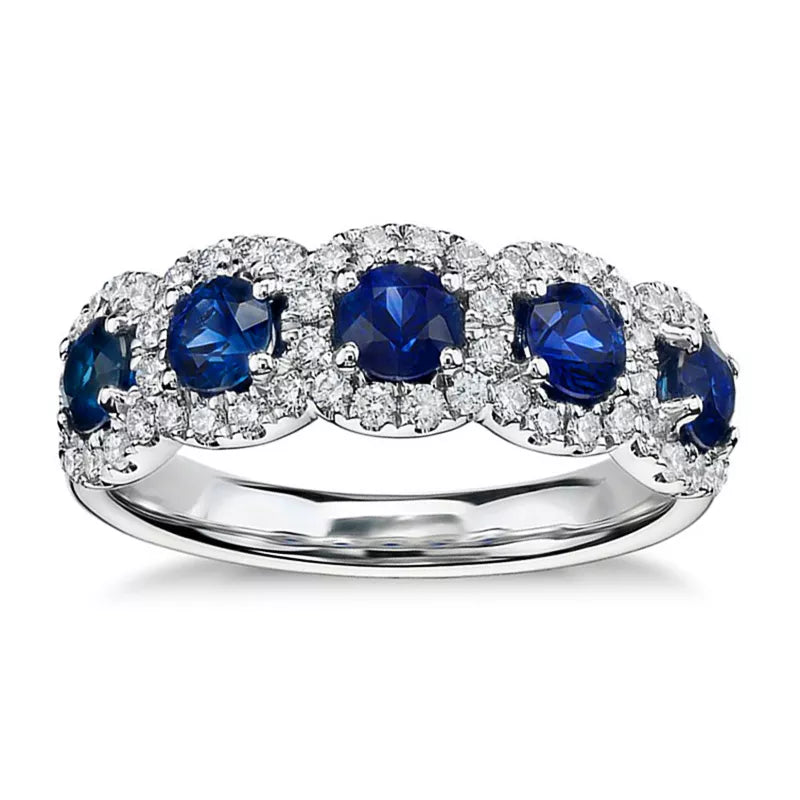 EFLAVOUR™ Elegant Female Rings Blue