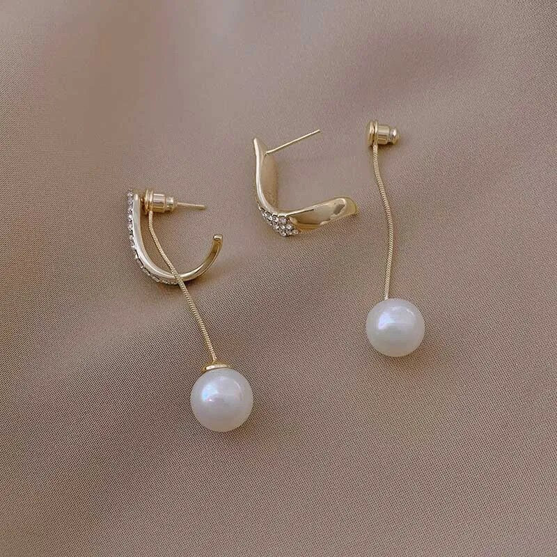EFLAVOUR™ New Classic Elegant Pearl Dangle Earrings