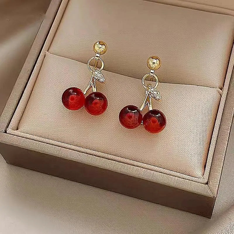 EFLAVOUR™ New Red Cherry Earrings