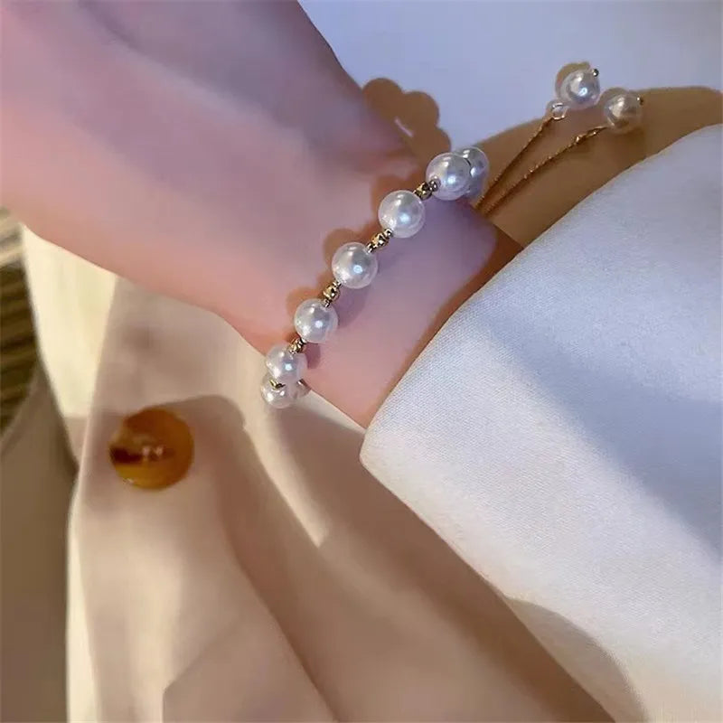 EFLAVOUR™ Baroque Pearl: Unique Elegance Bracelet"