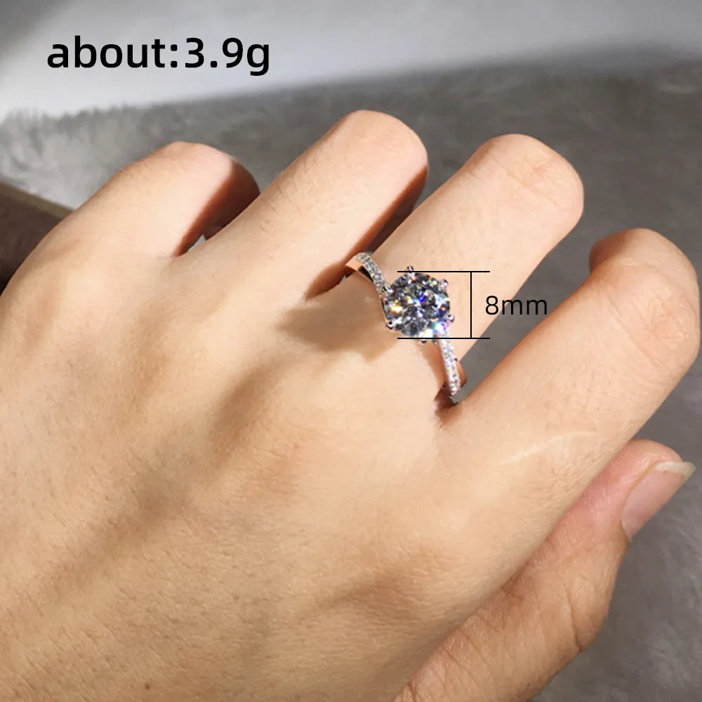 EFLAVOUR™ Luxury Cubic Zirconia Wedding Rings